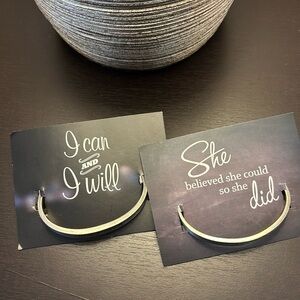 Quotable Cuff Bracelets